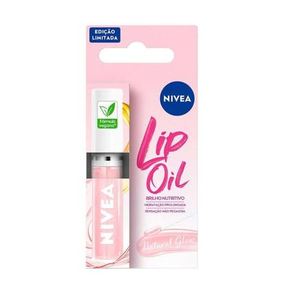 Imagem de Brilho Labial Nivea Lip Nutritivo Oil Natural Glow 5,5ml