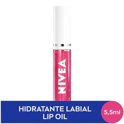 Imagem de Brilho Labial Nutritivo Nivea Lip Oil Pink Rock 5,5ml