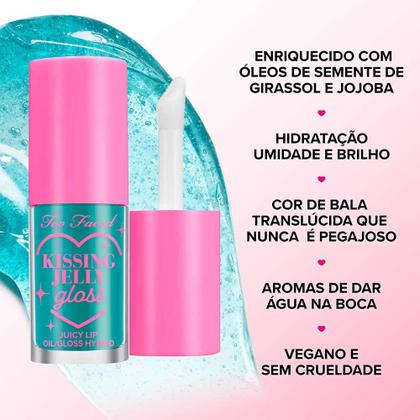 Imagem de Brilho Labial Too Faced Kissing Jelly Gloss 4,5ml