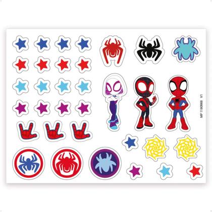 Imagem de Brincando de Engenheiro Spidey 70 Peças Desenvolve a Coordenação Motora Xalingo - 17710