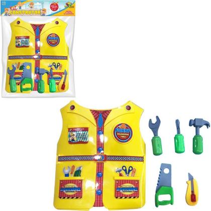 Imagem de Brincando de Profissoes Colete Construtor C/ACESSORIOS