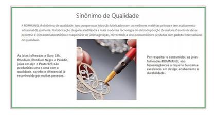 Imagem de Brinco Argola Com Trabalhos Em Riscos Rommanel 524032