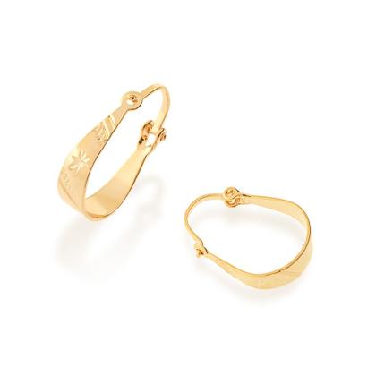 Imagem de Brinco argola infanitil folheado a ouro  520006 Rommanel