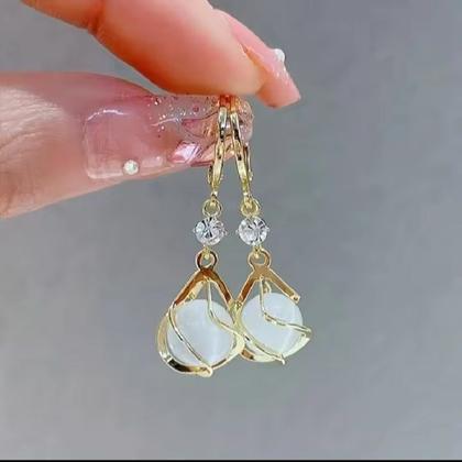 Imagem de Brinco Banhada a Ouro 18 K Ouro c/ Pedra de zircônia -Lindo!!!