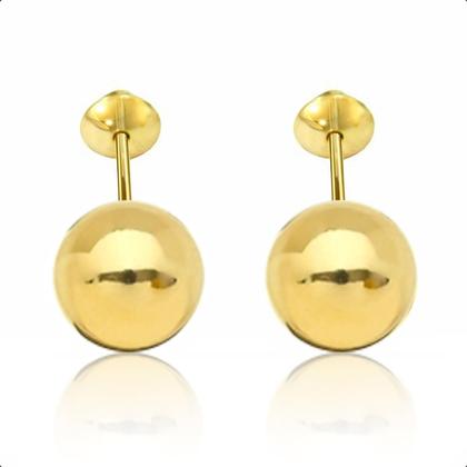 Imagem de Brinco Bola Ouro 18k 6mm