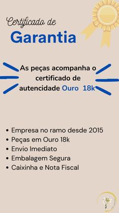 Imagem de Brinco Bolinha Infantil segundo furo Ouro 18k