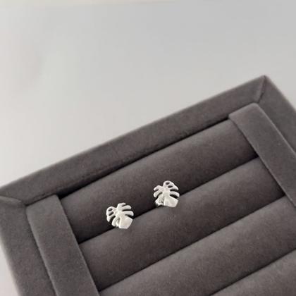 Imagem de Brinco De Árvore Prata 925 Folha Liso