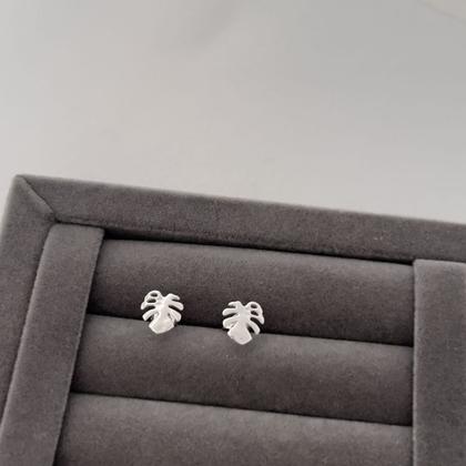 Imagem de Brinco De Árvore Prata 925 Folha Liso