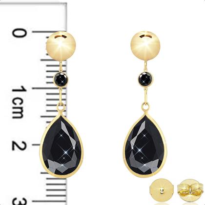 Imagem de Brinco E Pingente Em Ouro 18k Com Zircônia