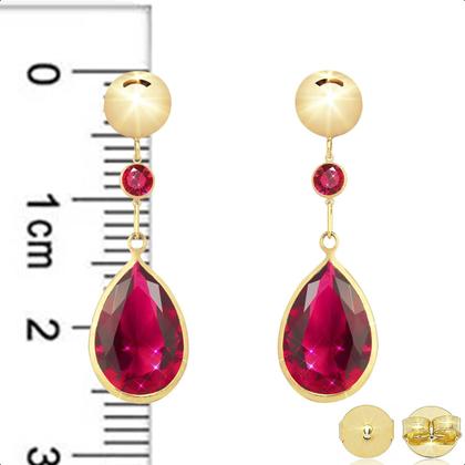 Imagem de Brinco E Pingente Em Ouro 18k Com Zircônia