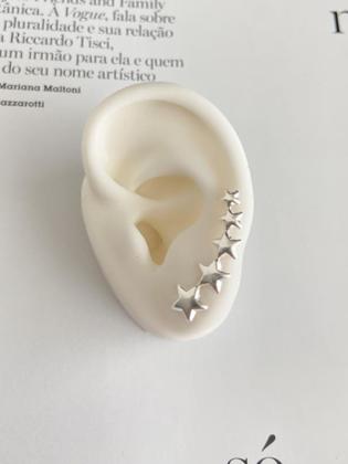 Imagem de Brinco Ear Cuff Estrela a Prata 925