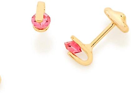 Imagem de Brinco folheado a ouro com cristais Cód. 523530