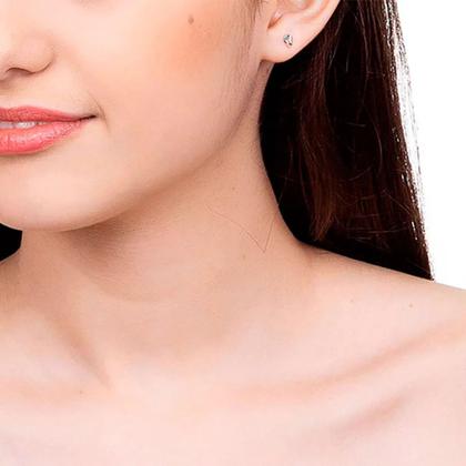 Imagem de Brinco folheado a ouro com cristais Cód. 523530