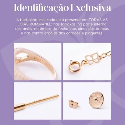 Imagem de Brinco folheado a ouro com zircônias branco/526804