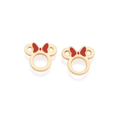 Imagem de Brinco minnie com aplicação de resina 527227