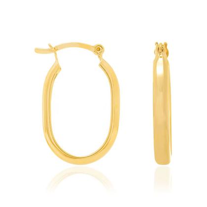 Imagem de Brinco Rommanel Folheado Ouro 18k Pequeno Argola Lisa 520808