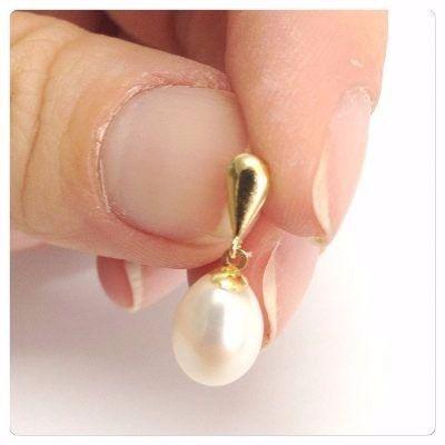 Imagem de Brincos Perolas Biwa 7mm Joia Ouro 18k