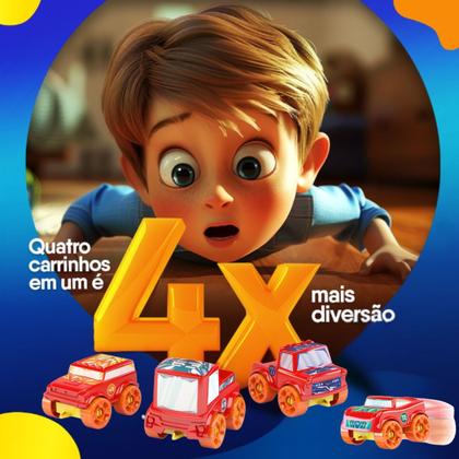 Imagem de Brinkadeira Carros Click - Blocolândia Click Sortido XK104 Dismat