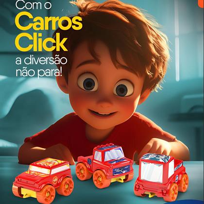 Imagem de Brinkadeira Carros Click - Blocolândia Click Sortido XK104 Dismat