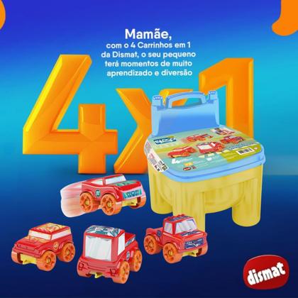 Imagem de Brinkadeira Carros Click - Blocolândia Click Sortido XK104 Dismat