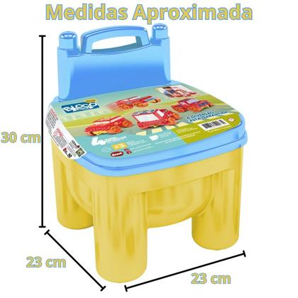 Imagem de Brinkadeira Carros Click - Blocolândia Click Sortido XK104 Dismat