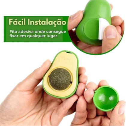 Imagem de Brinquedo Abacate Para Gatos Com Erva Catnip Gato - Natural