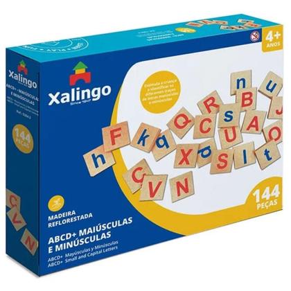 Imagem de Brinquedo ABCD Letras Maiúsculas E Minusculas Xalingo  