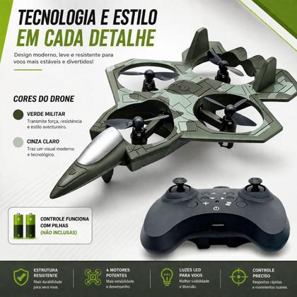 Imagem de Brinquedo Aeronave Voador Lutador de Espuma Controle Remoto