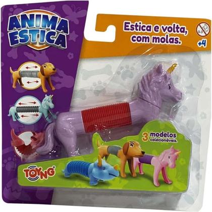 Imagem de Brinquedo Animal Estica E Volta Com Molas Colecionável