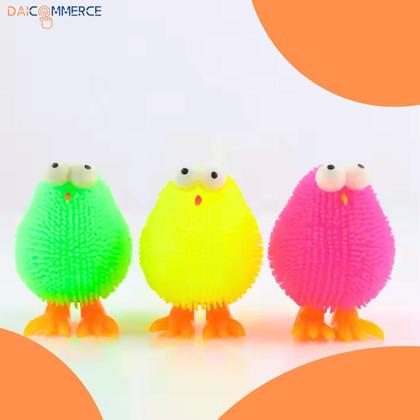 Imagem de Brinquedo Anti Stress De Apertar Galinha Com Led Squish Fidget Toys