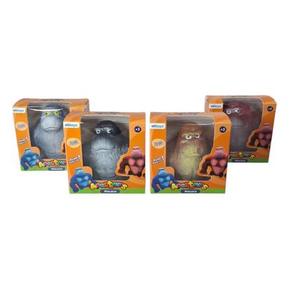 Imagem de Brinquedo Apertuxo Macaco Selvagem Apertar e Jogar Divertido