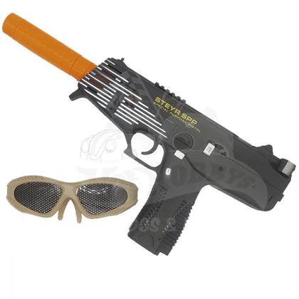 Imagem de Brinquedo Arminha Pistola com Luz Som e Oculos Elite