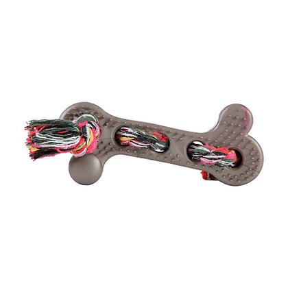 Imagem de Brinquedo Art Injet Osso Injetado com Corda Anti-Tártaro para Cães - Cores Sortidas - Médio