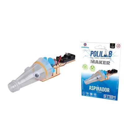 Imagem de Brinquedo Aspirador Elétrico Polilab Maker - Polibrinq