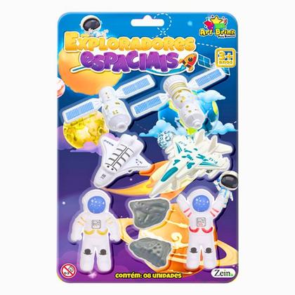 Imagem de Brinquedo Astronauta Exploraores Espaciais 8 Pc