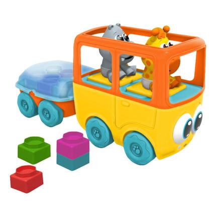 Imagem de Brinquedo Baby Land Fofilhotes Onibus Com Carretinha 3085