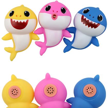 Imagem de Brinquedo Baby Shark Musical Com Led Azul Rosa Ou Amarelo