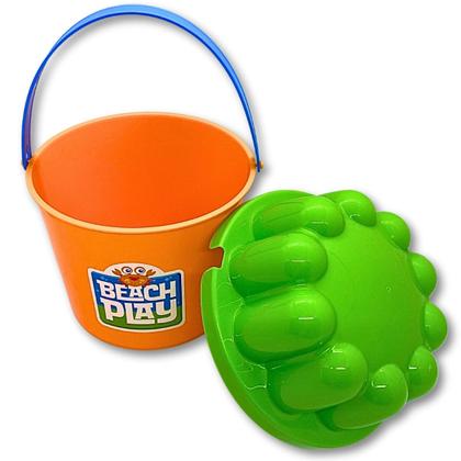 Imagem de Brinquedo Balde De Praia Com Kit Acessórios Areia Beach Play