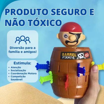 Imagem de Brinquedo Barril do Pirata Educativo Para Crianças