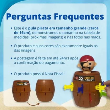 Imagem de Brinquedo Barril do Pirata Educativo Para Crianças