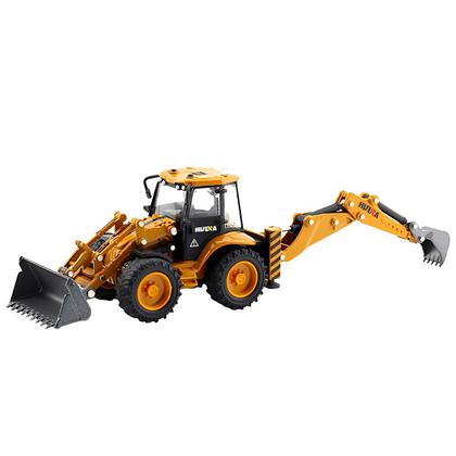 Brinquedo Basculante Engenharia Rolo Compactador Articulado Huina Concreto Civil - Huina Toys Imagem de Brinquedo Basculante Engenharia Rolo Compactador Articulado Huina Concreto Civil