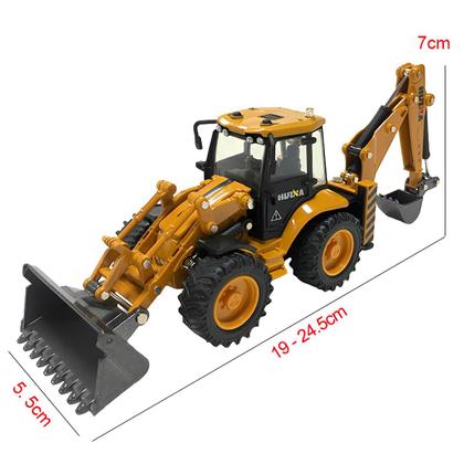 Brinquedo Basculante Engenharia Rolo Compactador Articulado Huina Concreto Civil - Huina Toys Imagem de Brinquedo Basculante Engenharia Rolo Compactador Articulado Huina Concreto Civil