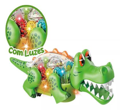 Imagem de Brinquedo Bate E Volta Crocodilo Park Com Luz E Som Dm Toys