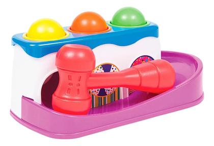 Imagem de Brinquedo Bate-Martelo com Bolinhas Buba - 7971