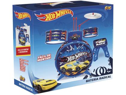 Imagem de Brinquedo Bateria Infantil Radical Hot Wheels Fun - F0005-7