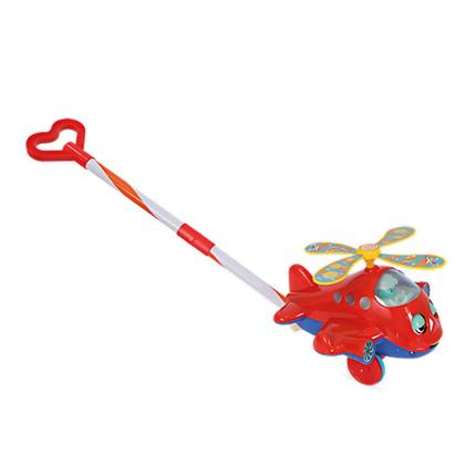 Imagem de Brinquedo Bebê Empurrar Puxar Som Musical Educativo Pedagogico Pica Pau Aviao ou Siri