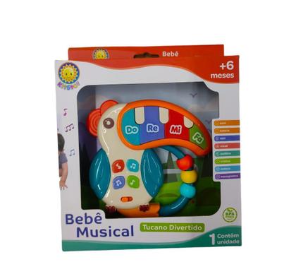 Imagem de Brinquedo Bebê Musical Tucano Divertido Kitstar 6+M