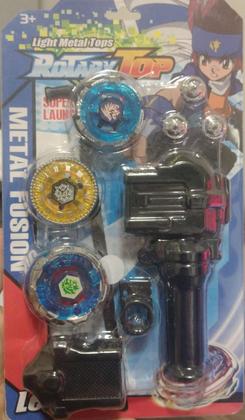 Imagem de Brinquedo Beyblade com 3 Cores e Luzes + Lançador Menino