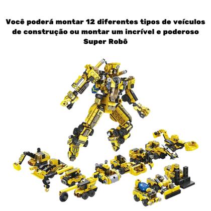 Imagem de Brinquedo Blocos de Montar Cubic 12 em 1 City 573 Peças compatível Multikids - BR1093
