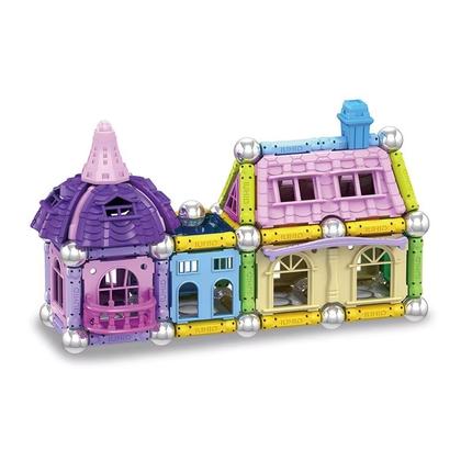 Imagem de Brinquedo Blocos De Montar Magnéticos 108pc